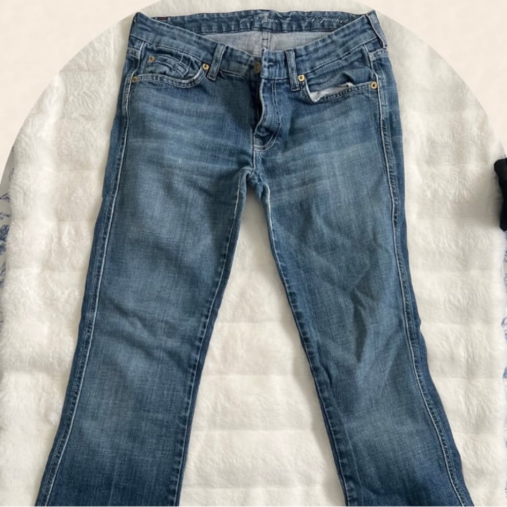 FOR ALL MANKIND LOW-RISE JEANS